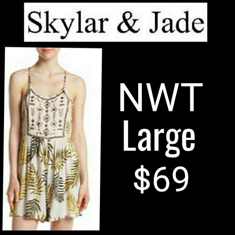 NWT Skylar & Jade Bling Romper Size Large